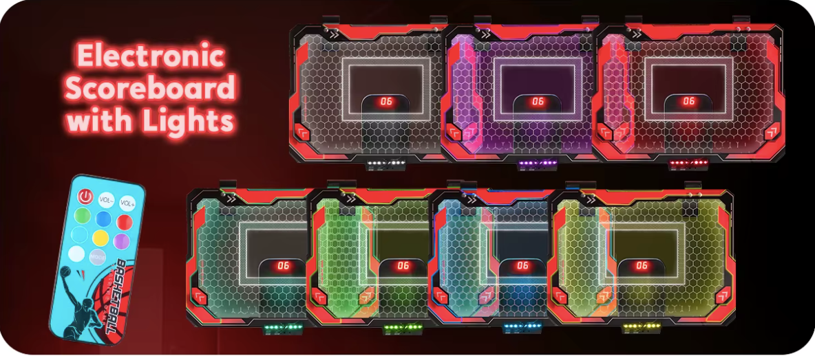 Mini LED Basketball Hoop