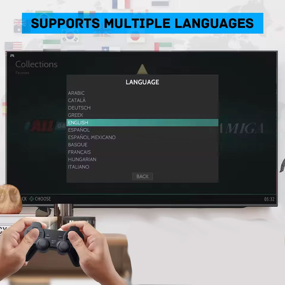 Retro Game Hub Console